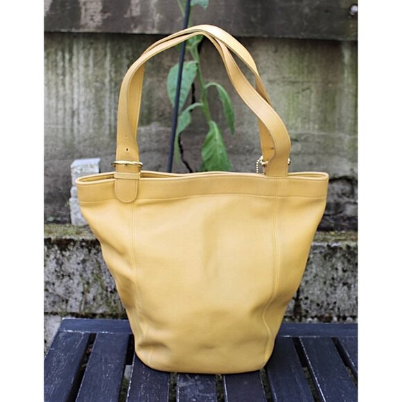 Coach Vintage - Soho Duffle Sac (Weekender) 4082 in Banana, Costa Rica 90s - Picture 2 of 13